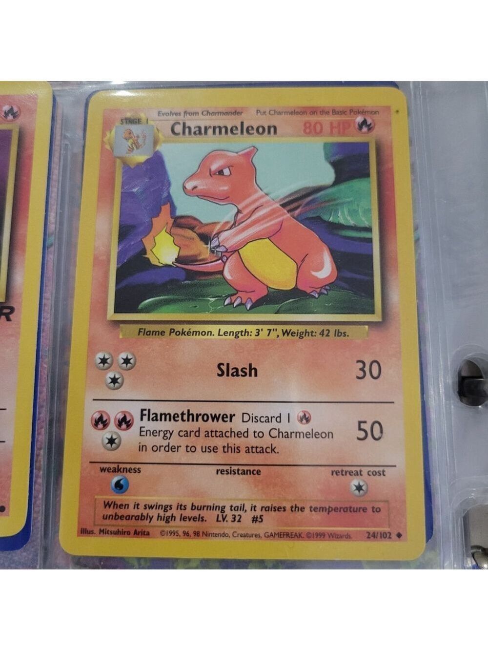 Pokemon Charmeleon Card